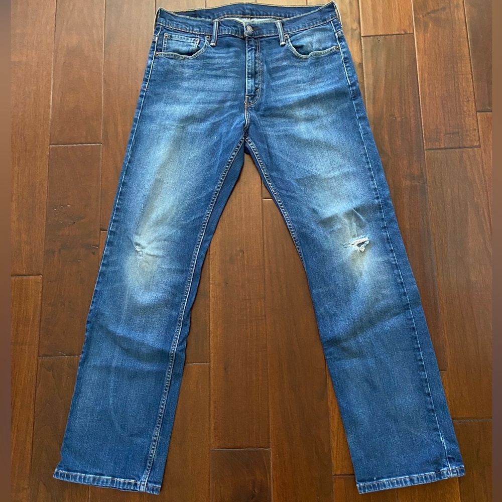 Levi’s 569, Blue Denim Jeans with Elastane, W 34, L 34